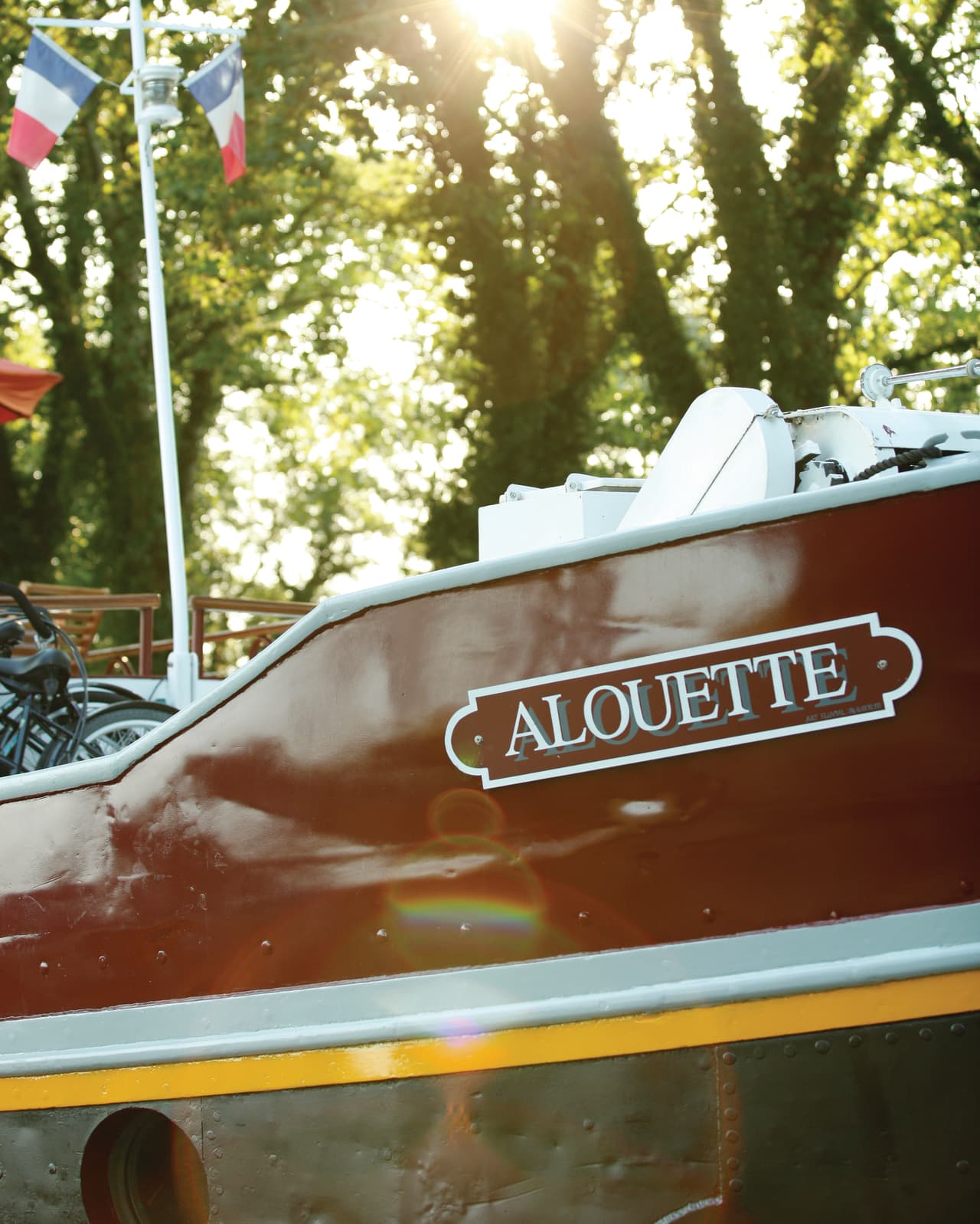 Alouette, Detailaufnahme Außenbereich