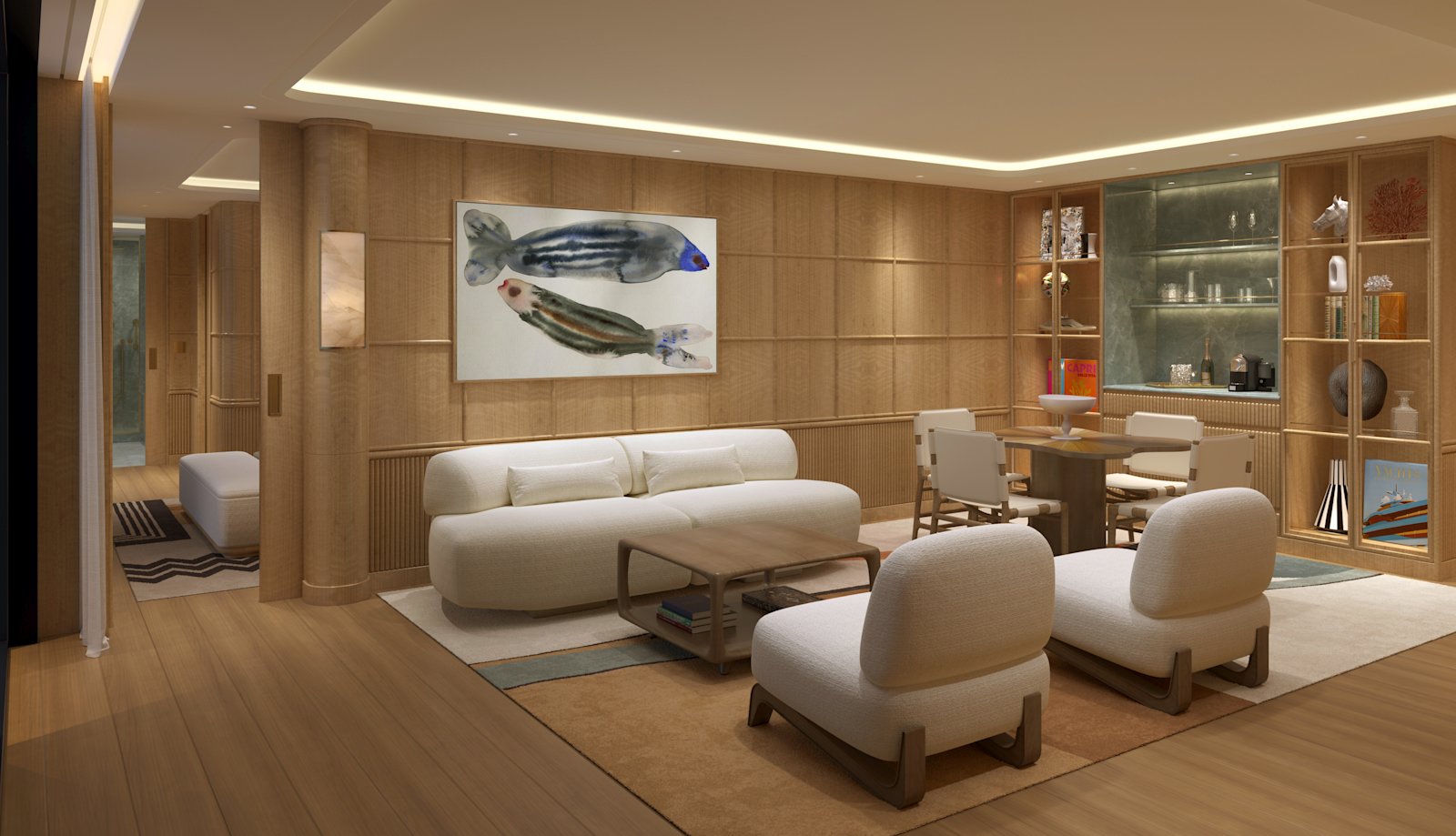Four Seasons I, Grand Ocean Suite Wohnbereich